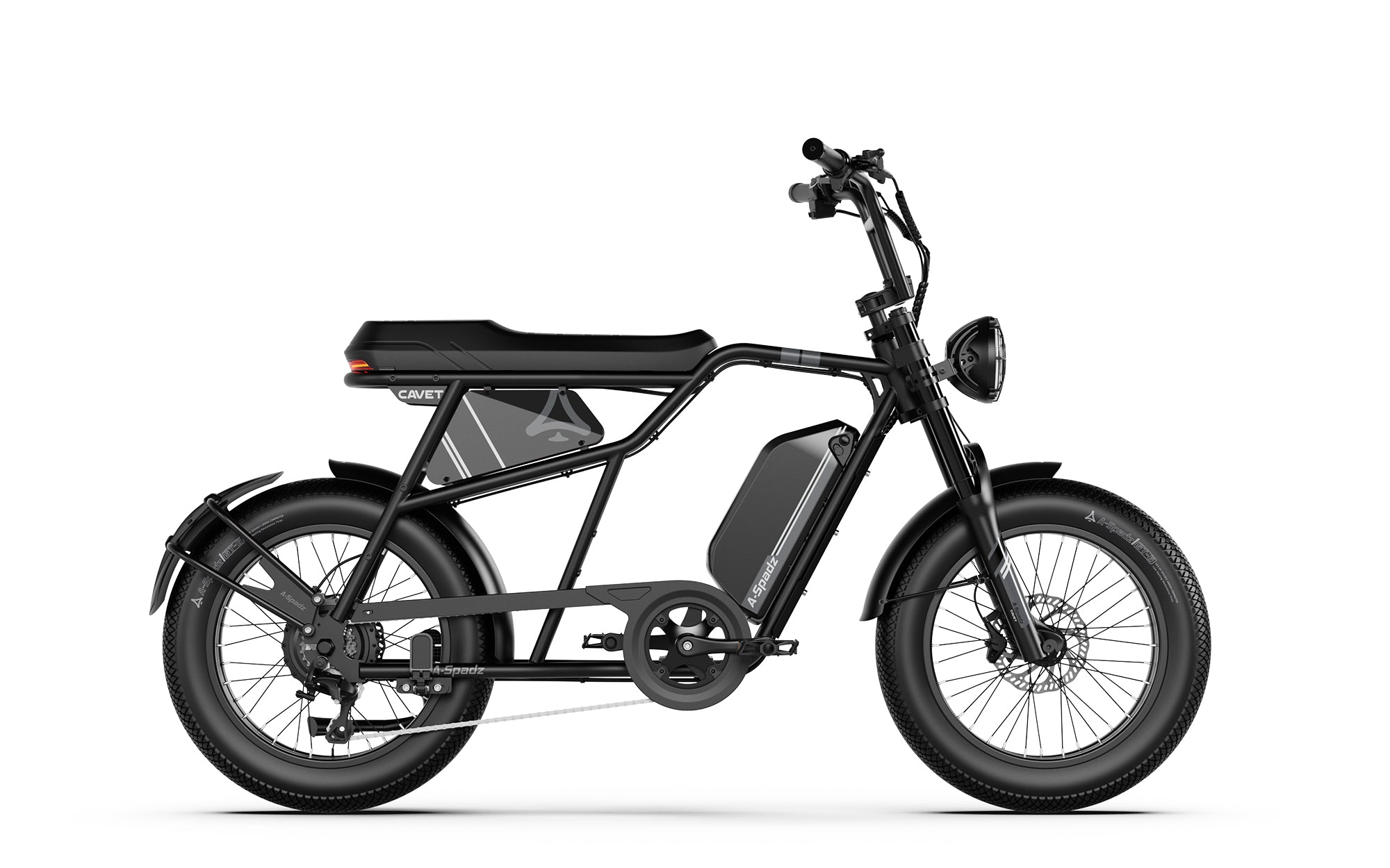 電動アシストCAVET II  A-SPADZ A-Spadz Cavet Air Electric Bike | 25KM/H, 100KM Range
