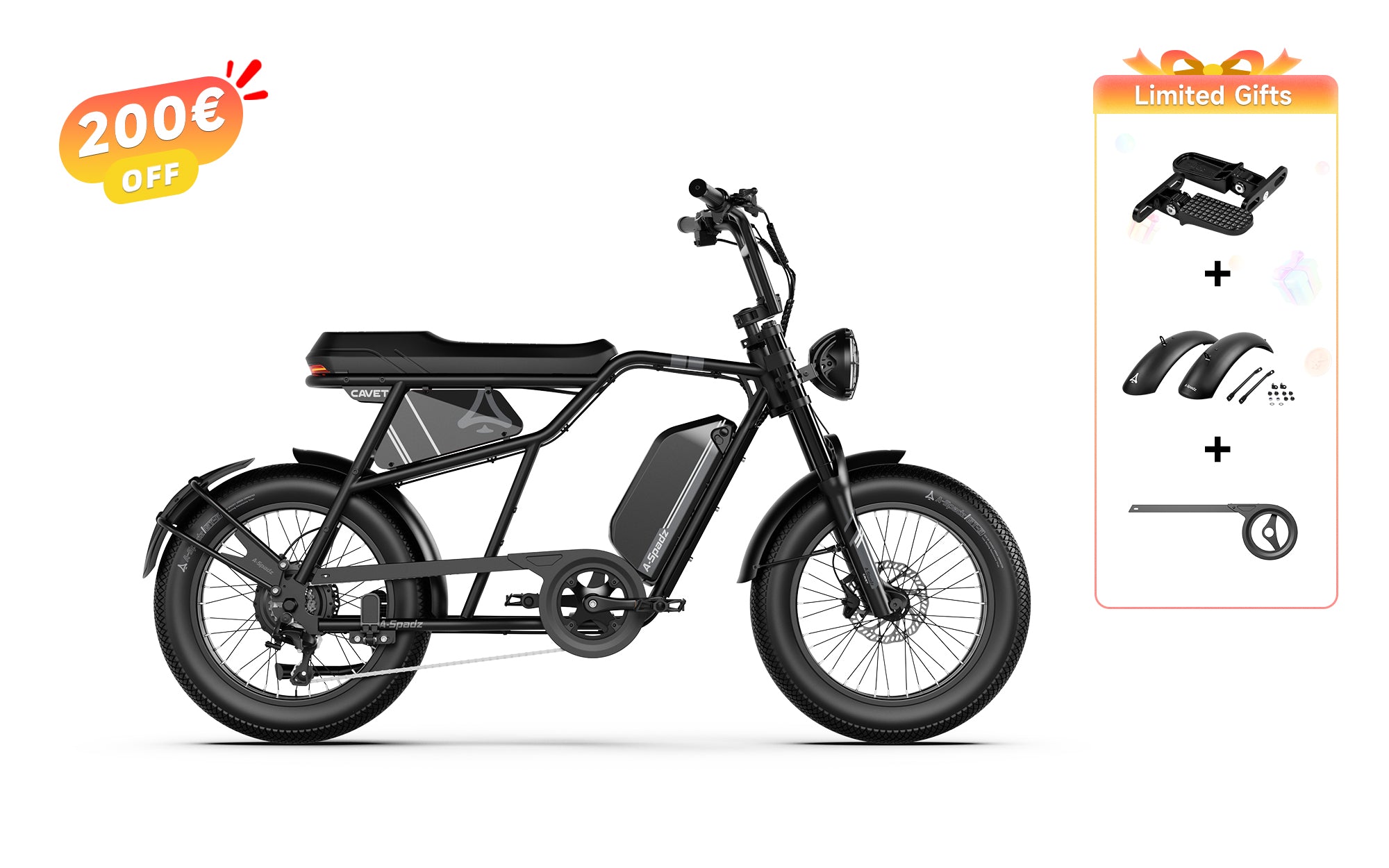 特別オファー A-Spadz Cavet Air Electric Bike 自転車本体